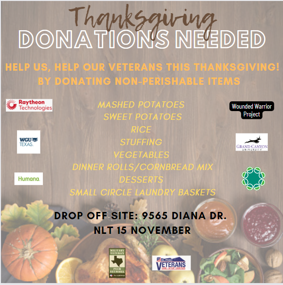 Vetsgiving Food Drive